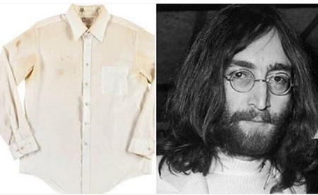 john lennon owned and worn shirt